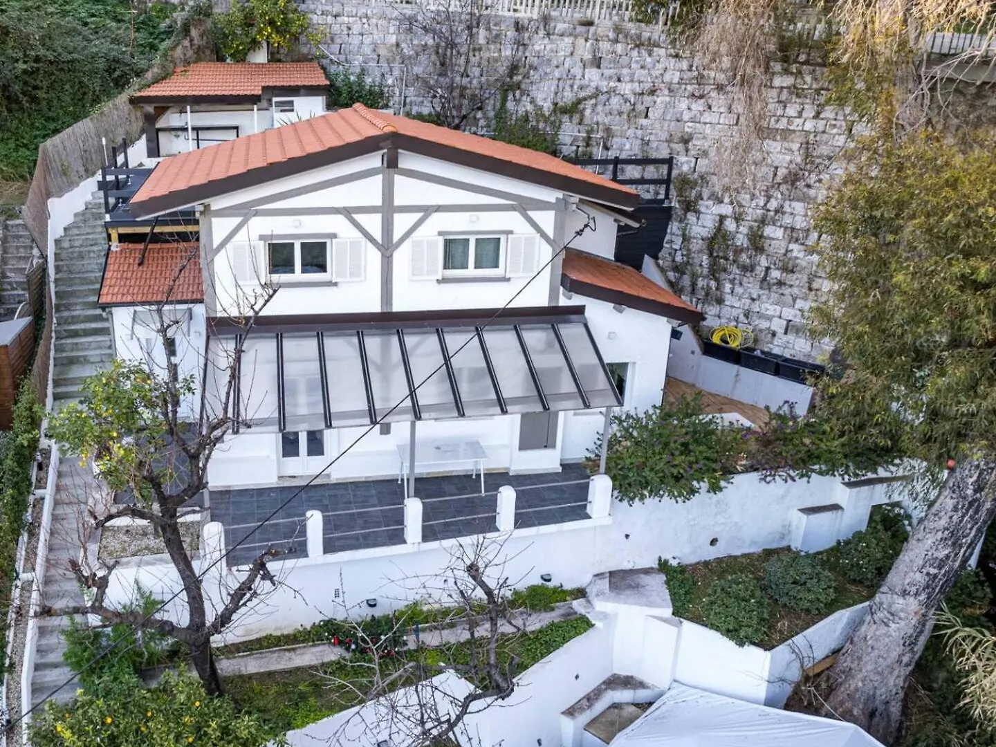 Stunning Seaview White Villa In Beuasoleil With Pool And Garden Beausoleil